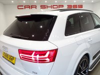 USED 2018 68 AUDI SQ7 4.0 V8 TDI (435 PS) VORSPRUNG TIPTRONIC QUATTRO 5DR + NAV + PANORAMIC ROOF + BOSE + HEAD UP + SOFT CLOSE DOORS + PRIVACY + 360 CAMERA + MATRIX L.E.D.S + MULTIMEDIA + E/BOOT + STEPS + BLACK PACK + 22 S 7SEATS+PANROOF+SOFT CL+LEATHER+HUD+BOSE+360 CAM+NAV