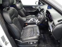 USED 2018 68 AUDI SQ7 4.0 V8 TDI (435 PS) VORSPRUNG TIPTRONIC QUATTRO 5DR + NAV + PANORAMIC ROOF + BOSE + HEAD UP + SOFT CLOSE DOORS + PRIVACY + 360 CAMERA + MATRIX L.E.D.S + MULTIMEDIA + E/BOOT + STEPS + BLACK PACK + 22 S 7SEATS+PANROOF+SOFT CL+LEATHER+HUD+BOSE+360 CAM+NAV