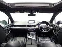 USED 2018 68 AUDI SQ7 4.0 V8 TDI (435 PS) VORSPRUNG TIPTRONIC QUATTRO 5DR + NAV + PANORAMIC ROOF + BOSE + HEAD UP + SOFT CLOSE DOORS + PRIVACY + 360 CAMERA + MATRIX L.E.D.S + MULTIMEDIA + E/BOOT + STEPS + BLACK PACK + 22 S 7SEATS+PANROOF+SOFT CL+LEATHER+HUD+BOSE+360 CAM+NAV