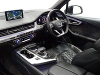 USED 2018 68 AUDI SQ7 4.0 V8 TDI (435 PS) VORSPRUNG TIPTRONIC QUATTRO 5DR + NAV + PANORAMIC ROOF + BOSE + HEAD UP + SOFT CLOSE DOORS + PRIVACY + 360 CAMERA + MATRIX L.E.D.S + MULTIMEDIA + E/BOOT + STEPS + BLACK PACK + 22 S 7SEATS+PANROOF+SOFT CL+LEATHER+HUD+BOSE+360 CAM+NAV