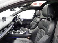 USED 2018 68 AUDI SQ7 4.0 V8 TDI (435 PS) VORSPRUNG TIPTRONIC QUATTRO 5DR + NAV + PANORAMIC ROOF + BOSE + HEAD UP + SOFT CLOSE DOORS + PRIVACY + 360 CAMERA + MATRIX L.E.D.S + MULTIMEDIA + E/BOOT + STEPS + BLACK PACK + 22 S 7SEATS+PANROOF+SOFT CL+LEATHER+HUD+BOSE+360 CAM+NAV