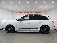 USED 2018 68 AUDI SQ7 4.0 V8 TDI (435 PS) VORSPRUNG TIPTRONIC QUATTRO 5DR + NAV + PANORAMIC ROOF + BOSE + HEAD UP + SOFT CLOSE DOORS + PRIVACY + 360 CAMERA + MATRIX L.E.D.S + MULTIMEDIA + E/BOOT + STEPS + BLACK PACK + 22 S 7SEATS+PANROOF+SOFT CL+LEATHER+HUD+BOSE+360 CAM+NAV