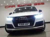 USED 2018 68 AUDI SQ7 4.0 V8 TDI (435 PS) VORSPRUNG TIPTRONIC QUATTRO 5DR + NAV + PANORAMIC ROOF + BOSE + HEAD UP + SOFT CLOSE DOORS + PRIVACY + 360 CAMERA + MATRIX L.E.D.S + MULTIMEDIA + E/BOOT + STEPS + BLACK PACK + 22 S 7SEATS+PANROOF+SOFT CL+LEATHER+HUD+BOSE+360 CAM+NAV