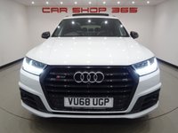 USED 2018 68 AUDI SQ7 4.0 V8 TDI (435 PS) VORSPRUNG TIPTRONIC QUATTRO 5DR + NAV + PANORAMIC ROOF + BOSE + HEAD UP + SOFT CLOSE DOORS + PRIVACY + 360 CAMERA + MATRIX L.E.D.S + MULTIMEDIA + E/BOOT + STEPS + BLACK PACK + 22 S 7SEATS+PANROOF+SOFT CL+LEATHER+HUD+BOSE+360 CAM+NAV