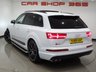 USED 2018 68 AUDI SQ7 4.0 V8 TDI (435 PS) VORSPRUNG TIPTRONIC QUATTRO 5DR + NAV + PANORAMIC ROOF + BOSE + HEAD UP + SOFT CLOSE DOORS + PRIVACY + 360 CAMERA + MATRIX L.E.D.S + MULTIMEDIA + E/BOOT + STEPS + BLACK PACK + 22 S 7SEATS+PANROOF+SOFT CL+LEATHER+HUD+BOSE+360 CAM+NAV