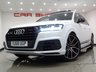 USED 2018 68 AUDI SQ7 4.0 V8 TDI (435 PS) VORSPRUNG TIPTRONIC QUATTRO 5DR + NAV + PANORAMIC ROOF + BOSE + HEAD UP + SOFT CLOSE DOORS + PRIVACY + 360 CAMERA + MATRIX L.E.D.S + MULTIMEDIA + E/BOOT + STEPS + BLACK PACK + 22 S 7SEATS+PANROOF+SOFT CL+LEATHER+HUD+BOSE+360 CAM+NAV