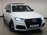 USED 2018 68 AUDI SQ7 4.0 V8 TDI (435 PS) VORSPRUNG TIPTRONIC QUATTRO 5DR + NAV + PANORAMIC ROOF + BOSE + HEAD UP + SOFT CLOSE DOORS + PRIVACY + 360 CAMERA + MATRIX L.E.D.S + MULTIMEDIA + E/BOOT + STEPS + BLACK PACK + 22 S 7SEATS+PANROOF+SOFT CL+LEATHER+HUD+BOSE+360 CAM+NAV