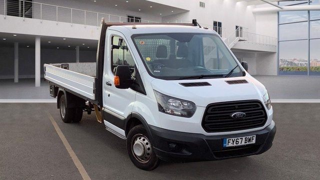 2017 67 Ford Transit 350 Lwb 2.0 TWIN REAR WHEEL LWB DROPSIDE AIR CON
