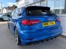 USED 2018 67 AUDI A3 2.0 S3 SPORTBACK TFSI QUATTRO BLACK EDITION 5d AUTO 306 BHP 1 OWNER + APPLE PLAY + B&O SYSTEM