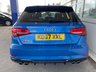 USED 2018 67 AUDI A3 2.0 S3 SPORTBACK TFSI QUATTRO BLACK EDITION 5d AUTO 306 BHP 1 OWNER + APPLE PLAY + B&O SYSTEM