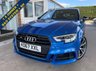 USED 2018 67 AUDI A3 2.0 S3 SPORTBACK TFSI QUATTRO BLACK EDITION 5d AUTO 306 BHP 1 OWNER + APPLE PLAY + B&O SYSTEM