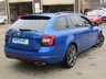 USED 2018 67 SKODA OCTAVIA 2.0 VRS TDI DSG 5d 181 BHP Finished in RACE BLUE METALLIC with contrasting BLACK SPORTS EMBOSSED SEATS. This is one the most spacious and best value cars in its class. Economical 55.4 average MPG with 181 BHP giving it that extra punch. Features include SAT NAV, 1 OWNER, REAR VIEW CAMERA, DAB RADIO, 18" Alloys, Heated Seats, LED run lights, B/Tooth, Cruise and much more. Dealer serviced at 18065 miles, 34847 miles and at 65847 miles.