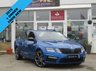 USED 2018 67 SKODA OCTAVIA 2.0 VRS TDI DSG 5d 181 BHP Finished in RACE BLUE METALLIC with contrasting BLACK SPORTS EMBOSSED SEATS. This is one the most spacious and best value cars in its class. Economical 55.4 average MPG with 181 BHP giving it that extra punch. Features include SAT NAV, 1 OWNER, REAR VIEW CAMERA, DAB RADIO, 18" Alloys, Heated Seats, LED run lights, B/Tooth, Cruise and much more. Dealer serviced at 18065 miles, 34847 miles and at 65847 miles.