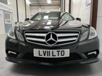 USED 2011 11 MERCEDES-BENZ E-CLASS 1.8 E200 CGI BLUEEFFICIENCY SPORT 2d 184 BHP Sat Nav,Cruise,P.Sensors