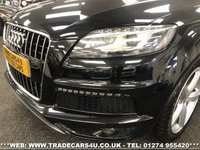 USED 2013 63 AUDI Q7 FACELIFT AUDI Q7 3.0 TDI (245PS) TIPTRONIC AUTO QUATTRO 4WD S LINE 7 SEATER UK DELIVERY FLAT FEE &pound;100*VIDEO AVAILABLE*FINANCE ARRANGED*PART EX*HPI CLEAR