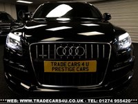 USED 2013 63 AUDI Q7 FACELIFT AUDI Q7 3.0 TDI (245PS) TIPTRONIC AUTO QUATTRO 4WD S LINE 7 SEATER UK DELIVERY FLAT FEE &pound;100*VIDEO AVAILABLE*FINANCE ARRANGED*PART EX*HPI CLEAR