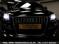 USED 2013 63 AUDI Q7 FACELIFT AUDI Q7 3.0 TDI (245PS) TIPTRONIC AUTO QUATTRO 4WD S LINE 7 SEATER UK DELIVERY FLAT FEE &pound;100*VIDEO AVAILABLE*FINANCE ARRANGED*PART EX*HPI CLEAR