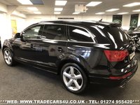 USED 2013 63 AUDI Q7 FACELIFT AUDI Q7 3.0 TDI (245PS) TIPTRONIC AUTO QUATTRO 4WD S LINE 7 SEATER UK DELIVERY FLAT FEE &pound;100*VIDEO AVAILABLE*FINANCE ARRANGED*PART EX*HPI CLEAR