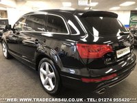 USED 2013 63 AUDI Q7 FACELIFT AUDI Q7 3.0 TDI (245PS) TIPTRONIC AUTO QUATTRO 4WD S LINE 7 SEATER UK DELIVERY FLAT FEE &pound;100*VIDEO AVAILABLE*FINANCE ARRANGED*PART EX*HPI CLEAR