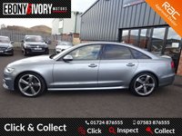 USED 2014 14 AUDI A6 2.0 TDI BLACK EDITION 4d 175 BHP FULL AUDI SERVICE HISTORY + 1 YEAR MOT AND BREAKDOWN COVER+LEATHER INTERIOR
