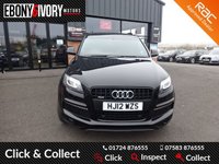 USED 2012 12 AUDI Q7 3.0 TDI QUATTRO S LINE PLUS 5d 245 BHP EXCELLENT EXAMPLE+FULLY SERVICED+1 YEAR MOT+BREAKDOWN COVER