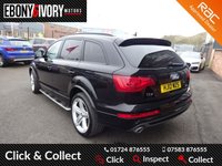 USED 2012 12 AUDI Q7 3.0 TDI QUATTRO S LINE PLUS 5d 245 BHP EXCELLENT EXAMPLE+FULLY SERVICED+1 YEAR MOT+BREAKDOWN COVER