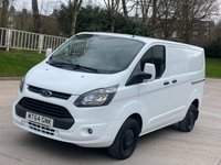 USED 2014 64 FORD TRANSIT CUSTOM 2.2 290 LR P/V 124 BHP BOTH COLOUR CODED BUMPERS  !!