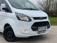 USED 2014 64 FORD TRANSIT CUSTOM 2.2 290 LR P/V 124 BHP BOTH COLOUR CODED BUMPERS  !!