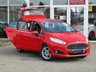 USED 2014 14 FORD FIESTA 1.0 ZETEC 5d 99 BHP Finished in Special Edition RACE RED with contrasting GREY Cloth interior trim. This Fiesta is a small family 5 door car that you can really enjoy driving. Economical and cheap to run, stylish to look at and some great features. Specification includes, Zero road tax, B/Tooth, Alloys, Air Con, Heated front Screen and much more, makes this a must for the first time driver or small family. Dealer Serviced at 6526 miles, 12952 miles, 19667 miles, 29557 miles, 49920 miles, 75555 miles and on arrival