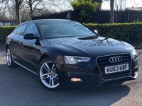 USED 2014 63 AUDI A5 2.0 SPORTBACK TDI S LINE 5d 177 BHP 