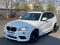 USED 2013 63 BMW X3 3.0 XDRIVE30D M SPORT 5d 255 BHP 