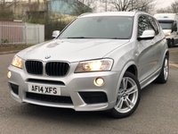USED 2014 14 BMW X3 2.0 XDRIVE20D M SPORT 5d 181 BHP 
