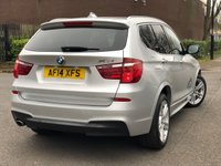 USED 2014 14 BMW X3 2.0 XDRIVE20D M SPORT 5d 181 BHP 