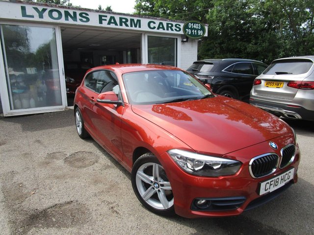 2018 18 BMW 1 Series 2.0 120I SPORT NAV 3d 181 BHP