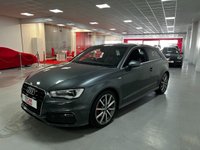 USED 2015 15 AUDI A3 2.0 TDI S LINE 3d 148 BHP * PRIVACY * CRUISE * CLIMATE * NAV * 18 INCH ALLOYS *
