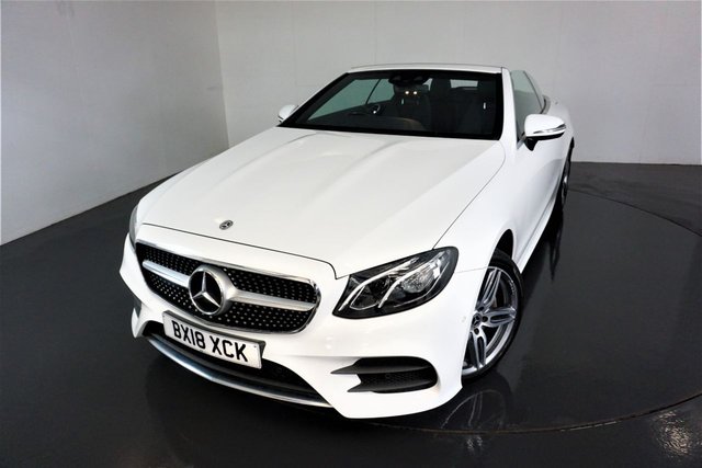 2018 18 Mercedes-Benz E-Class 2.0 E 220 D 4MATIC AMG LINE PREMIUM 2d AUTO-1 OWNER FROM NEW-REVERSE CAMERA-ACTIVE PARK ASSIST-ELECTRIC MEMORY SEATS-BLUETOOTH-CRUISE CONTROL-SATNAV-ELECTRIC FOLDING MIRRORS-DAB RADIO-HEATED HALF LEATHER-AMBIENT ILLUMINATION-KEYLESS GO-19