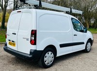 USED 2016 66 PEUGEOT PARTNER 1.6 BLUE HDI PROFESSIONAL L1 100 BHP NO VAT! Sat Nav, 3 Front seats, Ply Lined, Great Spec & Low Mileage!