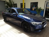 USED 2018 68 BMW 5 SERIES 2.0 530E M SPORT 4d 249 BHP STUNNING EXAMPLE PROF SAT NAV