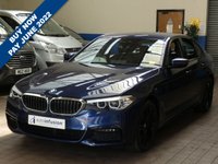 USED 2018 68 BMW 5 SERIES 2.0 530E M SPORT 4d 249 BHP STUNNING EXAMPLE PROF SAT NAV