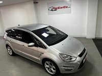 USED 2012 12 FORD S-MAX 2.0 TITANIUM TDCI 5d 138 BHP * PRIVACY * CLIMATE *  7 SEATS * LEATHER * NAVIGATION * PARKING SENSORS * 18 INCH ALLOY WHEELS *