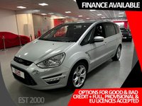 USED 2012 12 FORD S-MAX 2.0 TITANIUM TDCI 5d 138 BHP * PRIVACY * CLIMATE *  7 SEATS * LEATHER * NAVIGATION * PARKING SENSORS * 18 INCH ALLOY WHEELS *