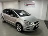 USED 2012 12 FORD S-MAX 2.0 TITANIUM TDCI 5d 138 BHP * PRIVACY * CLIMATE *  7 SEATS * LEATHER * NAVIGATION * PARKING SENSORS * 18 INCH ALLOY WHEELS *