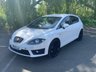 USED 2011 11 SEAT LEON 2.0 FR CR TDI 5d 168 BHP 18" Ibera Alloys, Bluetooth, Candy White