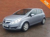 USED 2008 08 VAUXHALL CORSA 1.2 CLUB A/C 16V 5d 80 BHP VERY LOW MILES - FULL MOT - RAC WARRANTY - MORE IN STOCK