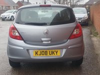 USED 2008 08 VAUXHALL CORSA 1.2 CLUB A/C 16V 5d 80 BHP VERY LOW MILES - FULL MOT - RAC WARRANTY - MORE IN STOCK