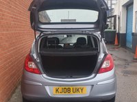 USED 2008 08 VAUXHALL CORSA 1.2 CLUB A/C 16V 5d 80 BHP VERY LOW MILES - FULL MOT - RAC WARRANTY - MORE IN STOCK