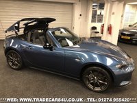 USED 2018 68 MAZDA MX-5 2.0 RF SPORT BLACK 2d 158 BHP UK DELIVERY FLAT FEE &pound;100*VIDEO AVAILABLE*FINANCE ARRANGED*PART EX*HPI CLEAR
