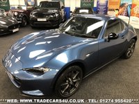 USED 2018 68 MAZDA MX-5 2.0 RF SPORT BLACK 2d 158 BHP UK DELIVERY FLAT FEE &pound;100*VIDEO AVAILABLE*FINANCE ARRANGED*PART EX*HPI CLEAR