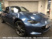 USED 2018 68 MAZDA MX-5 2.0 RF SPORT BLACK 2d 158 BHP UK DELIVERY FLAT FEE &pound;100*VIDEO AVAILABLE*FINANCE ARRANGED*PART EX*HPI CLEAR