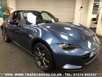 USED 2018 68 MAZDA MX-5 2.0 RF SPORT BLACK 2d 158 BHP UK DELIVERY FLAT FEE &pound;100*VIDEO AVAILABLE*FINANCE ARRANGED*PART EX*HPI CLEAR